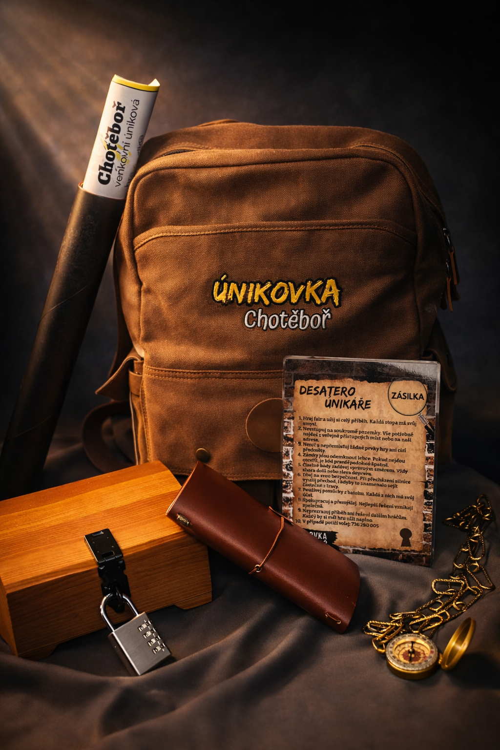 Venkovní úniková hra Zásilka